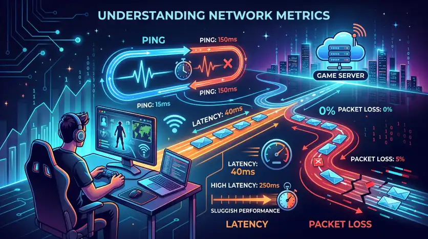 O que significa Ping, Latência e Packet Loss? Entenda a diferença