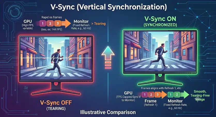 O que é V-Sync?