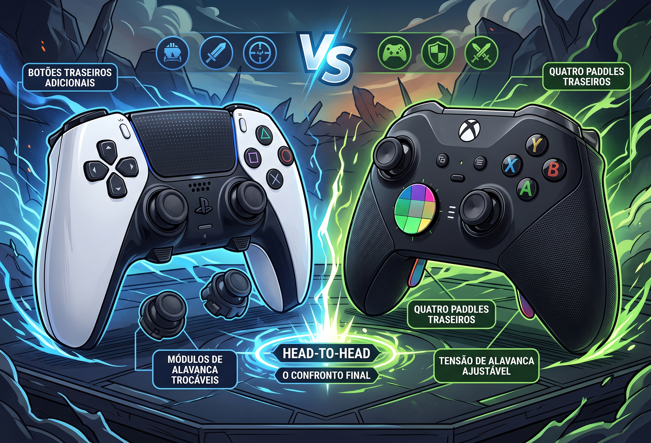 DualSense Edge vs. Xbox Elite Series 2